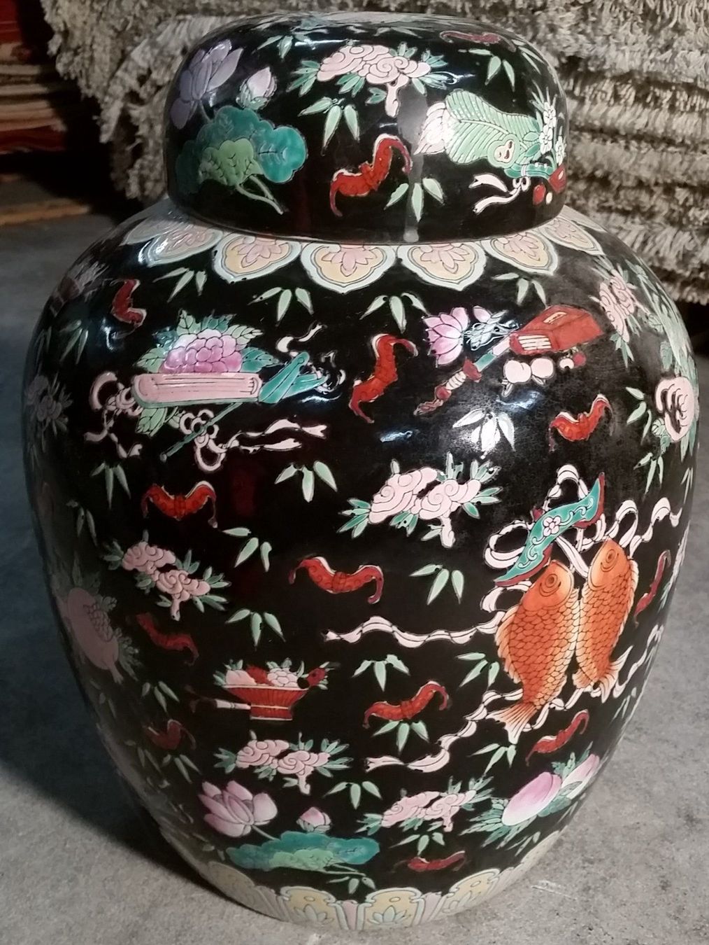 Vasi & Recipienti: Chinesische Vase, Keramik, 42cm, neu – Nuovo (secondo la descrizione) da Herrliberg venduto da AlexandraBopp 1