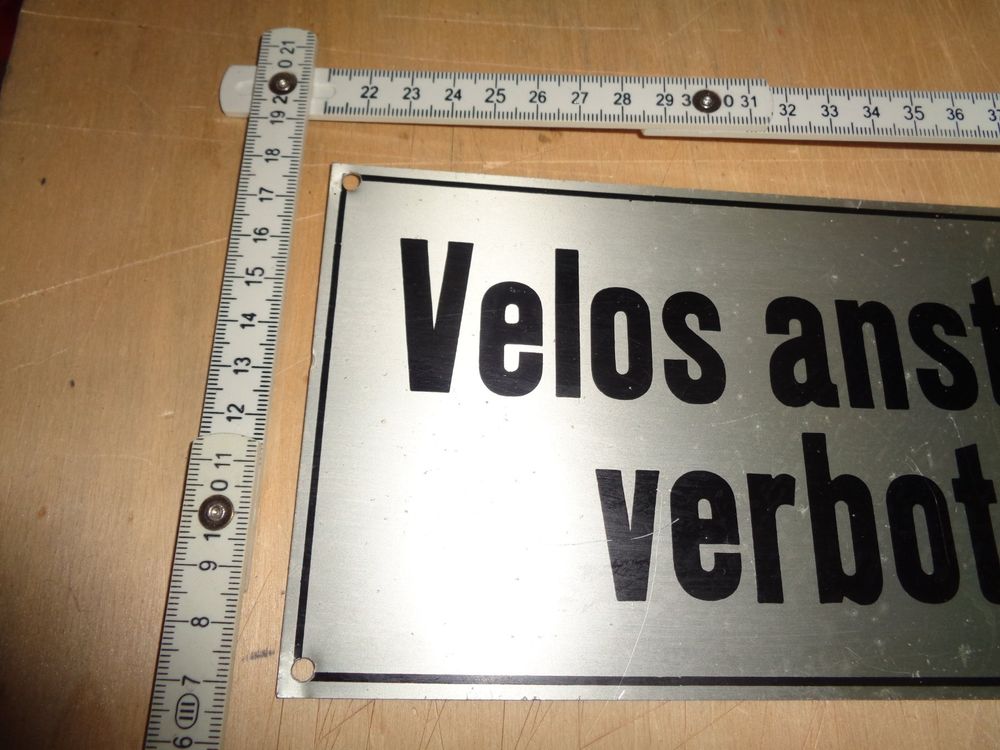 Schild „Fahrräder Anstellen Verboten“ – Selbstklebend, 300x200 Mm, Gelb/schwarz