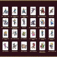 24 Zelda Amiibo Mini NFC Karten