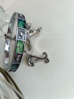 Armreif Bangle  mit Abalone-Muschel & Delphin-Motiv