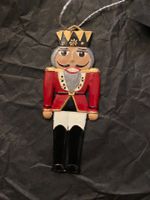Alte filigrane Weihnachts-Baumschmuck-Figur - Nussknacker