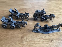 Miniatur Kutschen Sammlung, Zinnfiguren, Rarität,