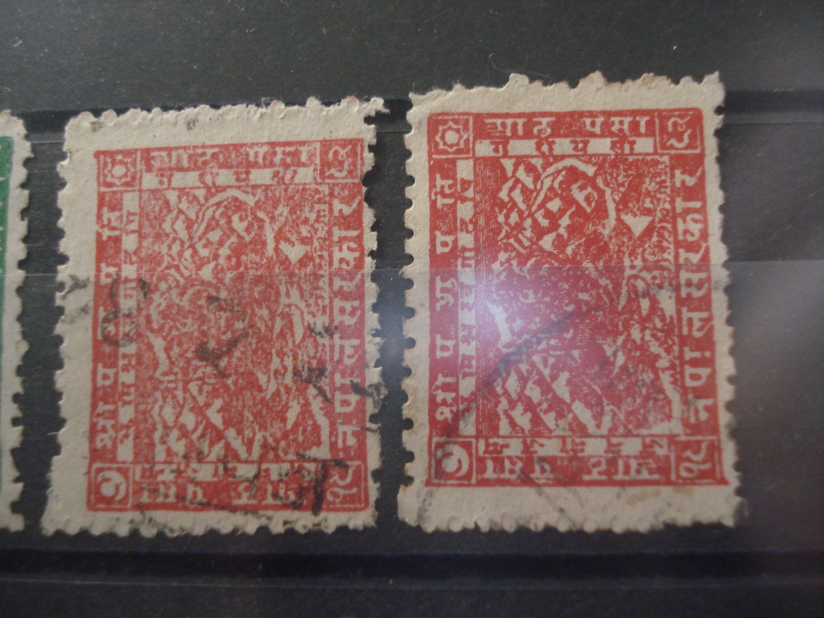 Tutti i francobolli: 4 alte Marken Nepal, 1907 o – Usato da Niederwil AG venduto da morostahu 2