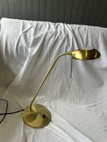 Schreibtischlampe Messingoptik flexibel guter Zustand