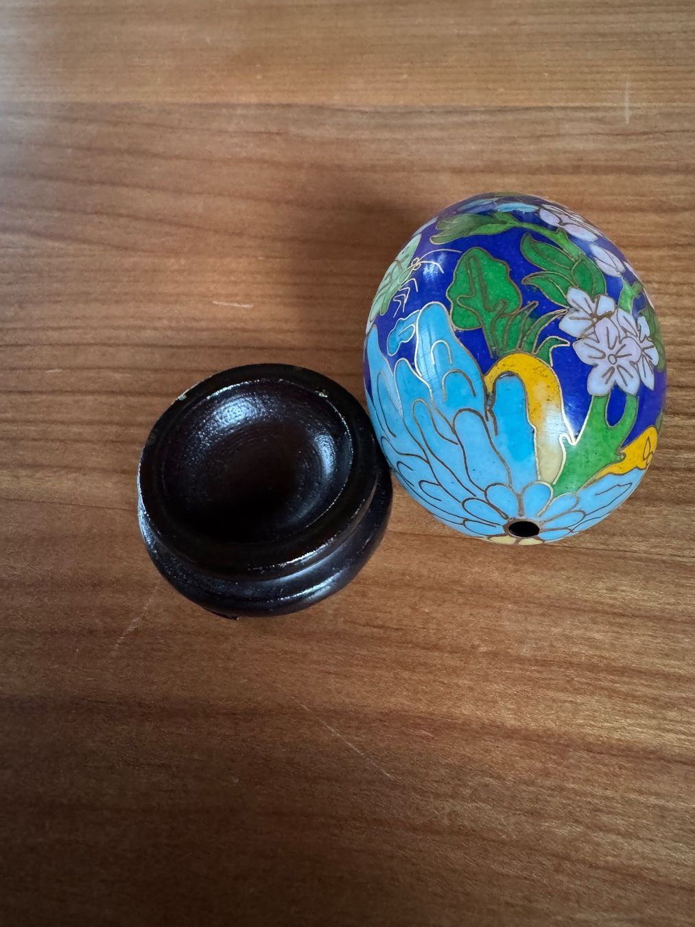 Alle Dekorationen: Cloisonné Chinesisches Osterei Handbemahlt – Gebraucht aus Therwil von rowe-spezial 4