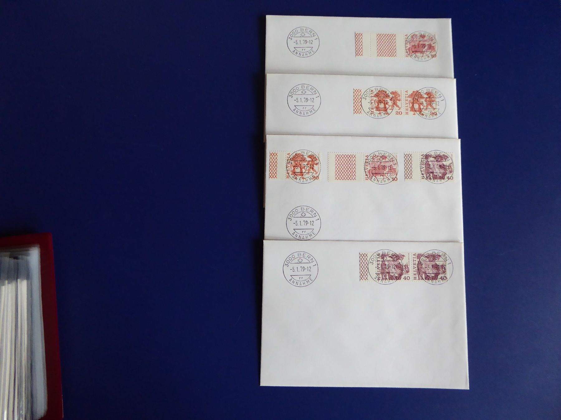 Alle Briefmarken: FDC Briefumschläge mit Stempel Bern 5.1.79 – Neu (gemäss Beschreibung) aus Birrhard von Telemaster1