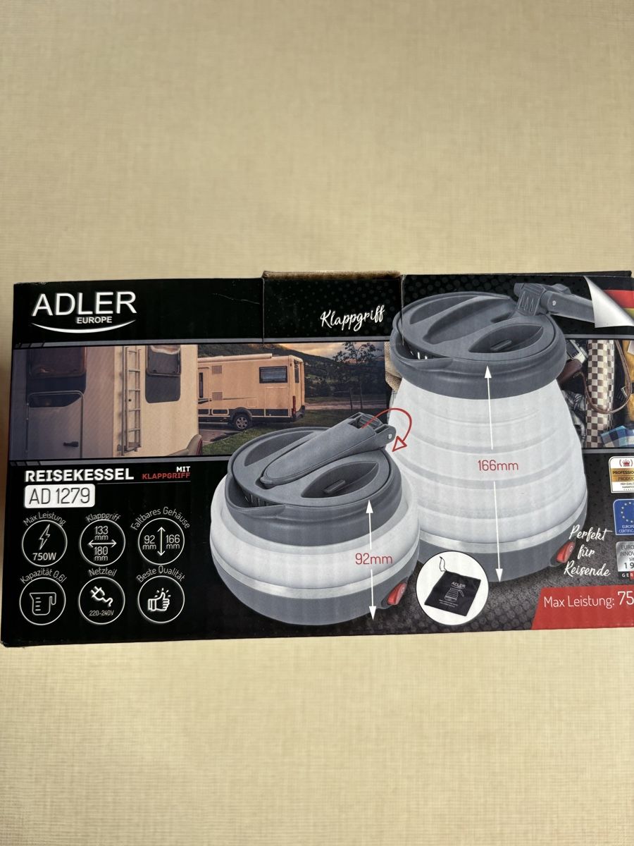Wasserkocher: Adler Reisekocher Klappbar, neu! – Neu und originalverpackt aus Spiegel b. Bern von jkrug