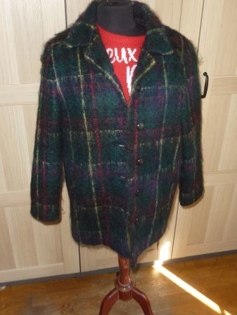 manteau à carreaux  taille M marque CREATION ATELIER GS