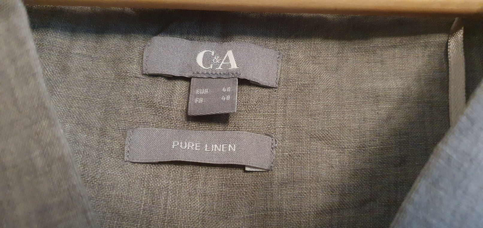 C&A Vestiti: Sommerkleid aus Leinen. Grösse 46 – Nuovo (secondo la descrizione) da Unterentfelden venduto da LookoutMt 4