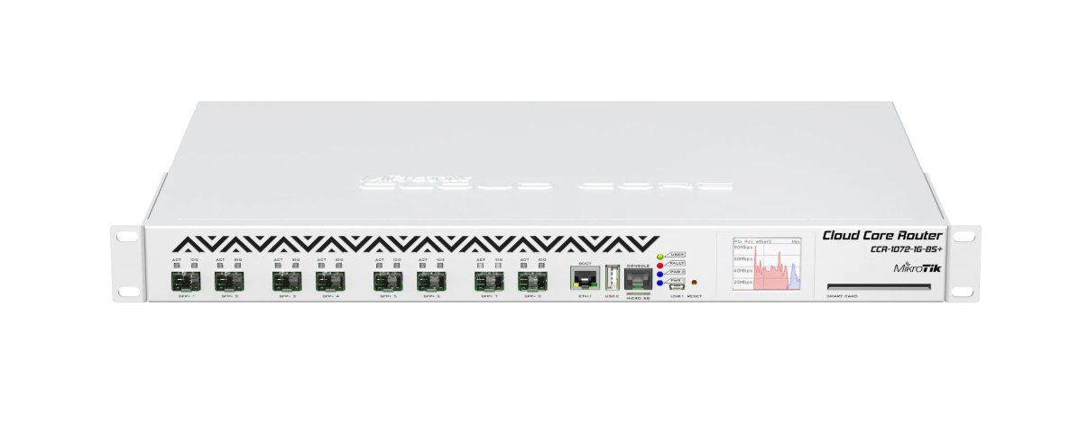 Mikrotik CCR1072-1G-8S+ Cloud Core Router 8 x 10G SFP+ (Gebraucht) in ...