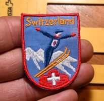 VTG Badge SWITZERLAND Skispringer ST.GALLER STICK klein blau