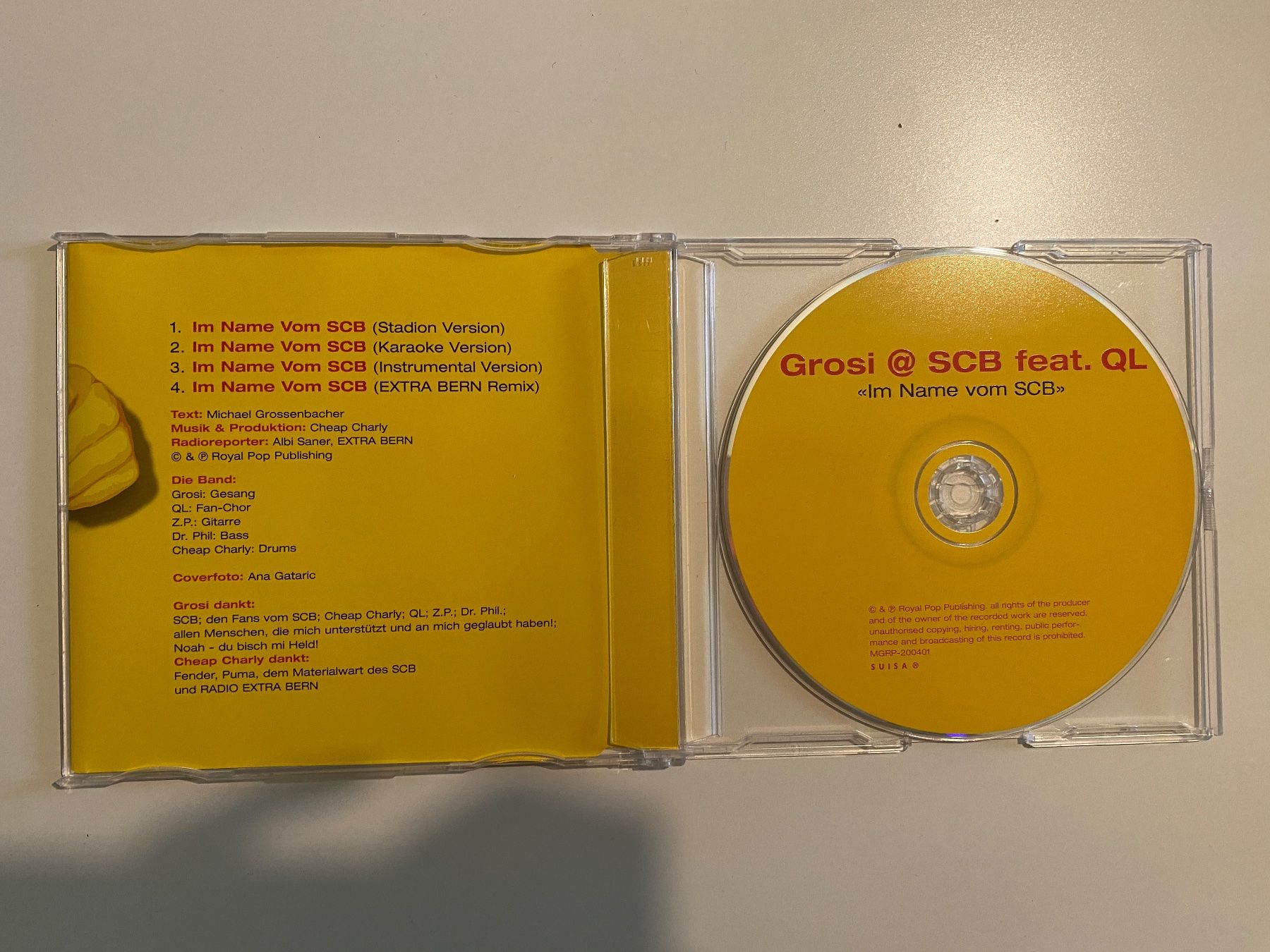 CD: Grosi – CD signiert – Usato da Zürich venduto da Wim-Broccoli 2