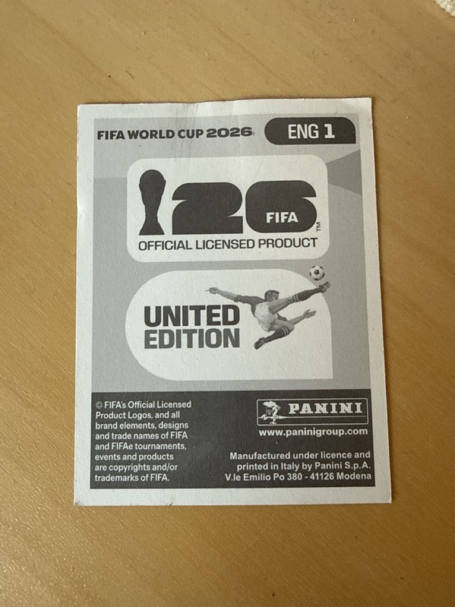 Panini Sammelbilder & Trading cards: ENG1 Panini FIFA World Cup 2026  – Neu (gemäss Beschreibung) aus Muotathal von sin_pdj6 1