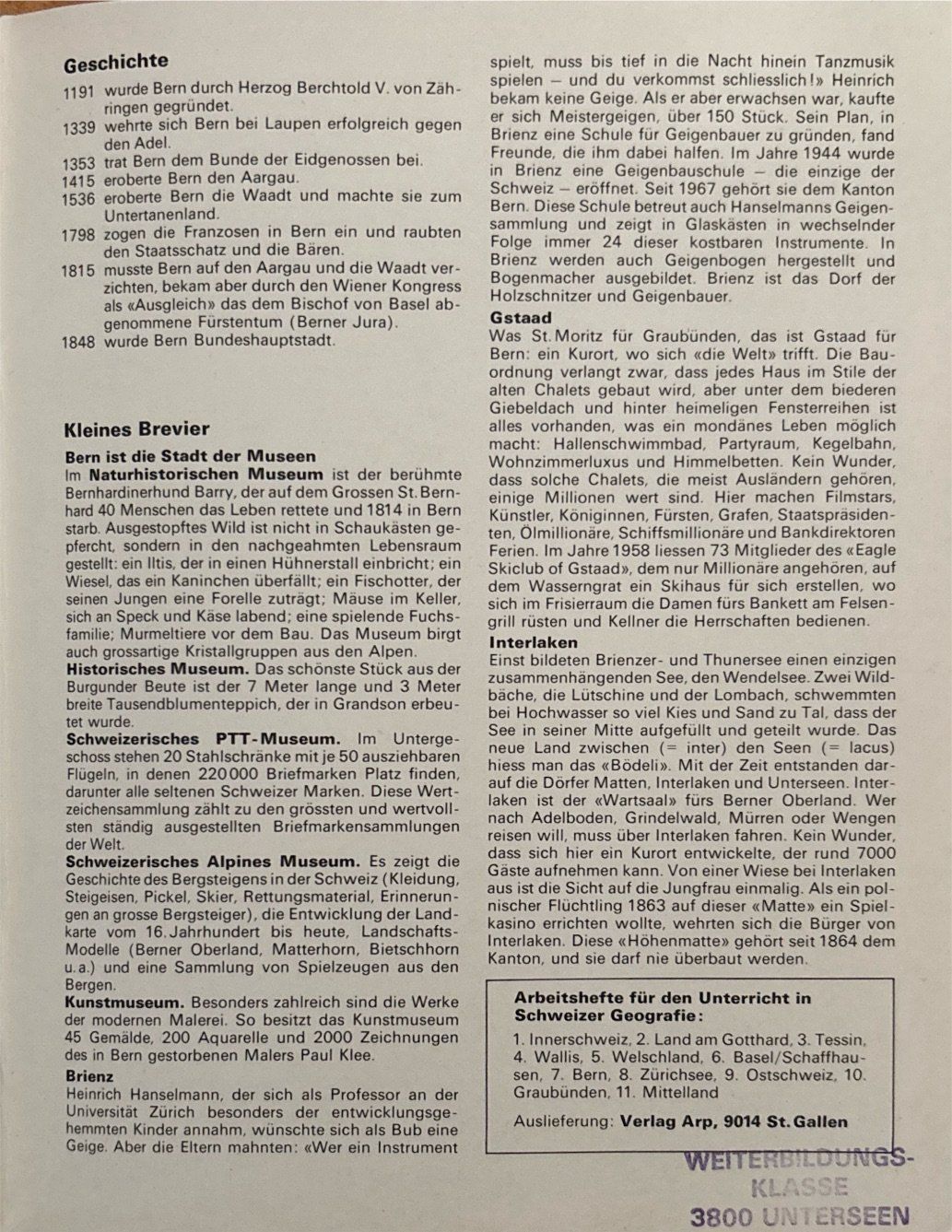 Libri: Kaiser Ernst, Graubünden - Heft 10 – Usato da Sarnen venduto da Livres 5