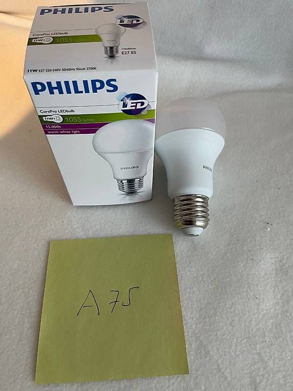 Lampade: 2 Philips Lampen 11W LED, E27, NEU     A75 – Usato da Schötz venduto da amore14 3