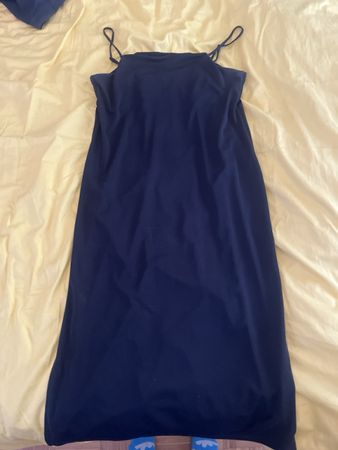 Robe longue H&M noir bretelles fines taille M
