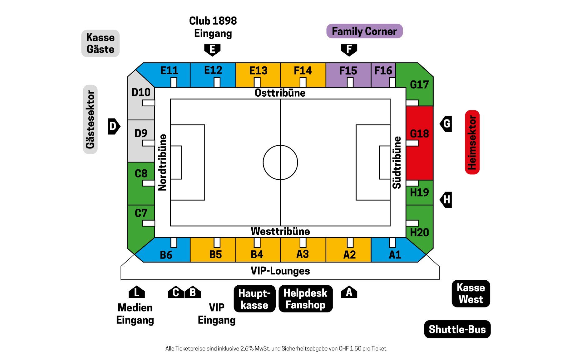Biglietti: FC THUN - YB (2x Sitzplatz, Sektor H19) – Nuovo e nell'imballaggio originale da Thun venduto da fabe37 1