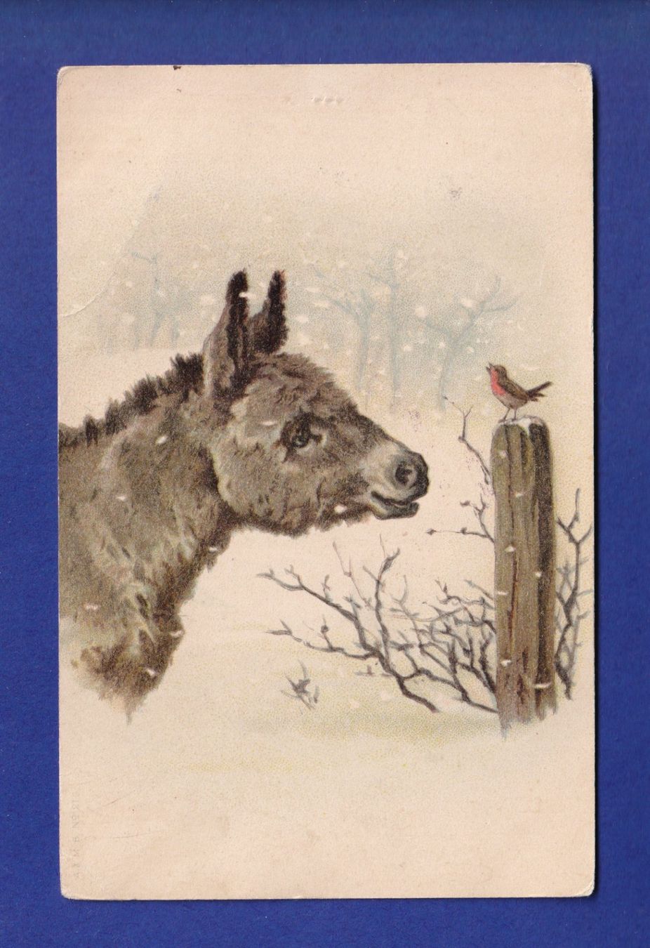 Cartoline postali: ANE et OISEAU // pli d'angle // – Usato da Pully venduto da nicecards-shop