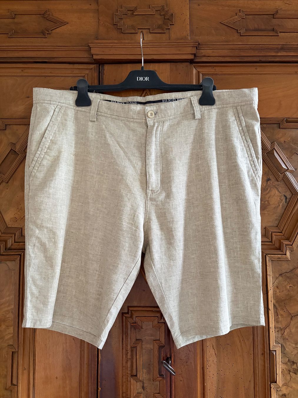 Hugo Boss Pantaloni: HUGO BOSS PHOENIX 23660  Elegante Bermudashorts  Größe 44 – Usato da Interlaken venduto da Bona55