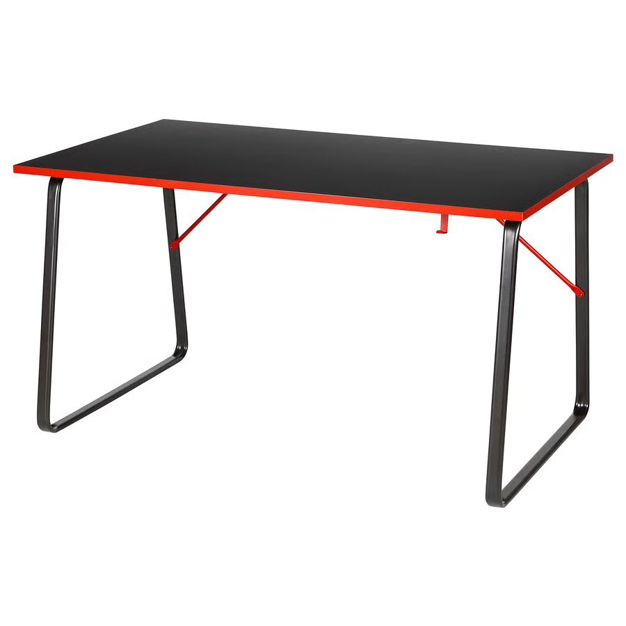 Scrivanie: Gamingtisch schwarz-rot 140x80cm – Usato da Nendeln venduto da sam_6ppz