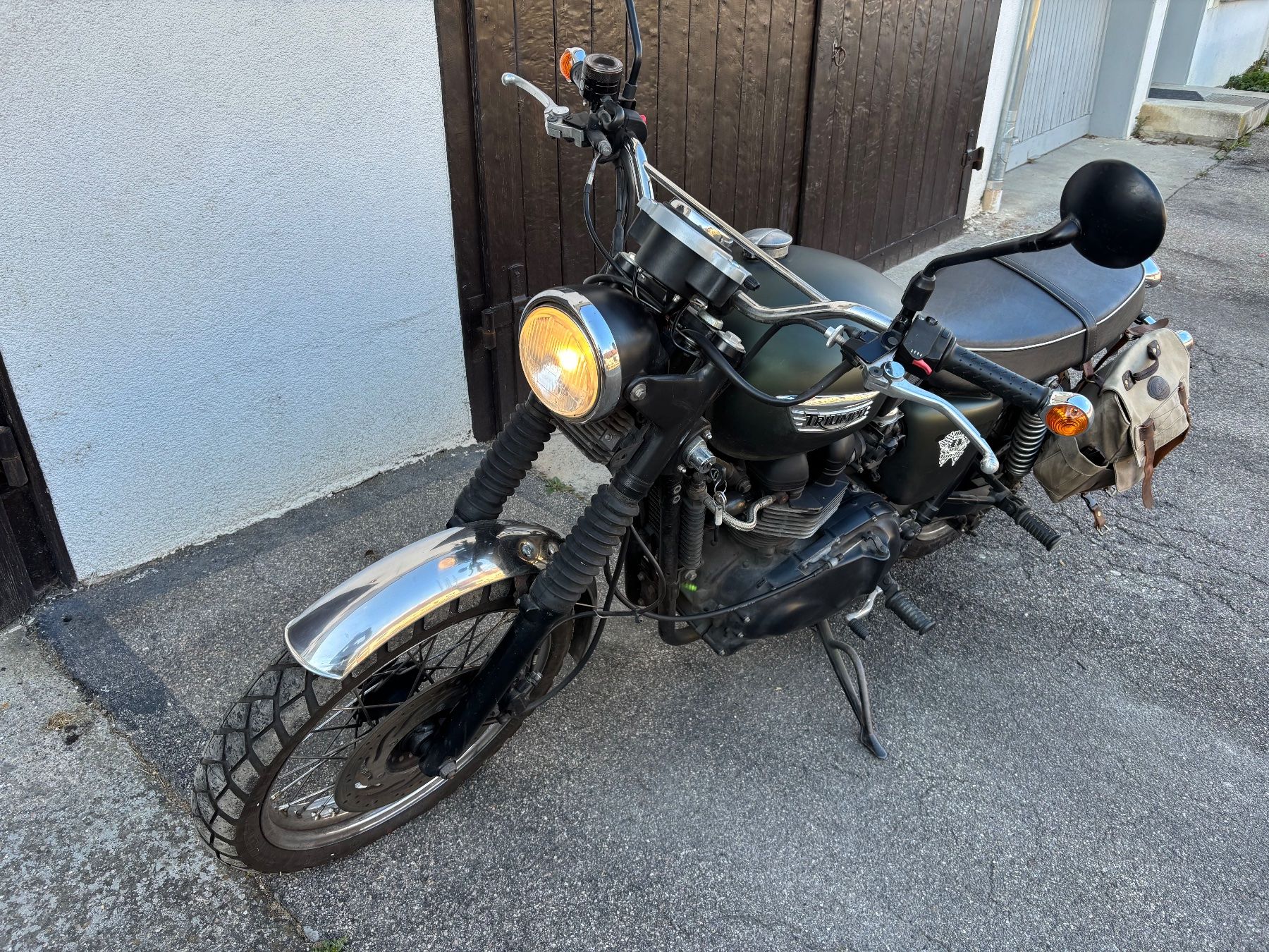 Triumph Strasse: Top-gepflegte Triumph Scrambler 900er Typen X mit nur 7209km – Gebraucht aus Schleitheim von Strandhuuuus 1