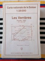 1162 Les Verrières🌞1:25'000 Landeskarte der Schweiz