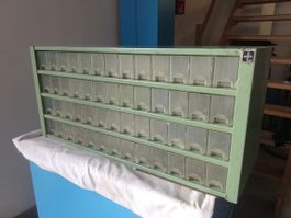 Metallschrank mit Schubladen, ANDEX, 52 Schubladen