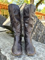 Clarks Originals Damenstiefel Leder braun UK 5 – kaum getrag
