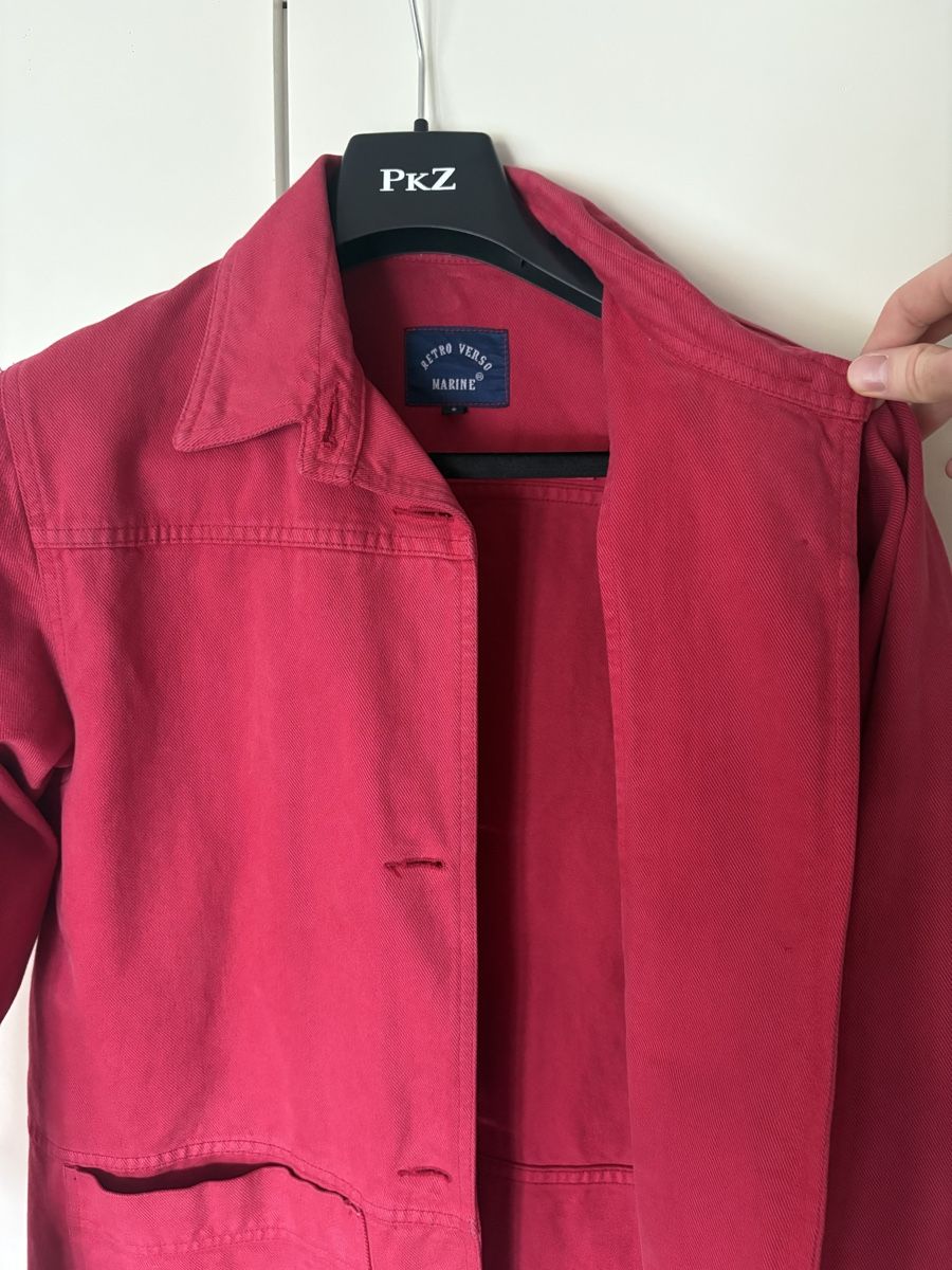Giacche: Retro Verse Marine Red Cotton Jacket - Great – Usato da Gland venduto da chu_qc69 1