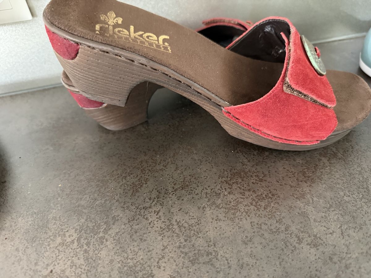 Rieker Scarpe da donna: Leder Sandale RIEKER 42 neu – Nuovo (secondo la descrizione) da Dornach venduto da samuti 1