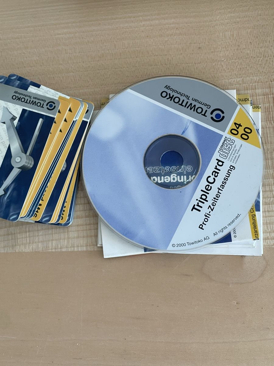 Sistema di controllo: Towitoko TripleCard Zeiterfassung CHIPDRIVE extern – Usato da Wängi venduto da Bmo 2
