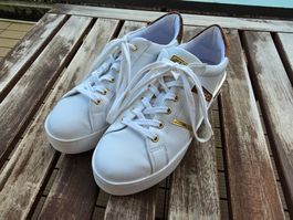 LIU JO - Weisse Sneaker mit Animal Look - Grösse 38 / Frauen