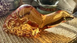 Edle Murano WWF Glas Robbe, Handarbeit, Sammlerstück top!