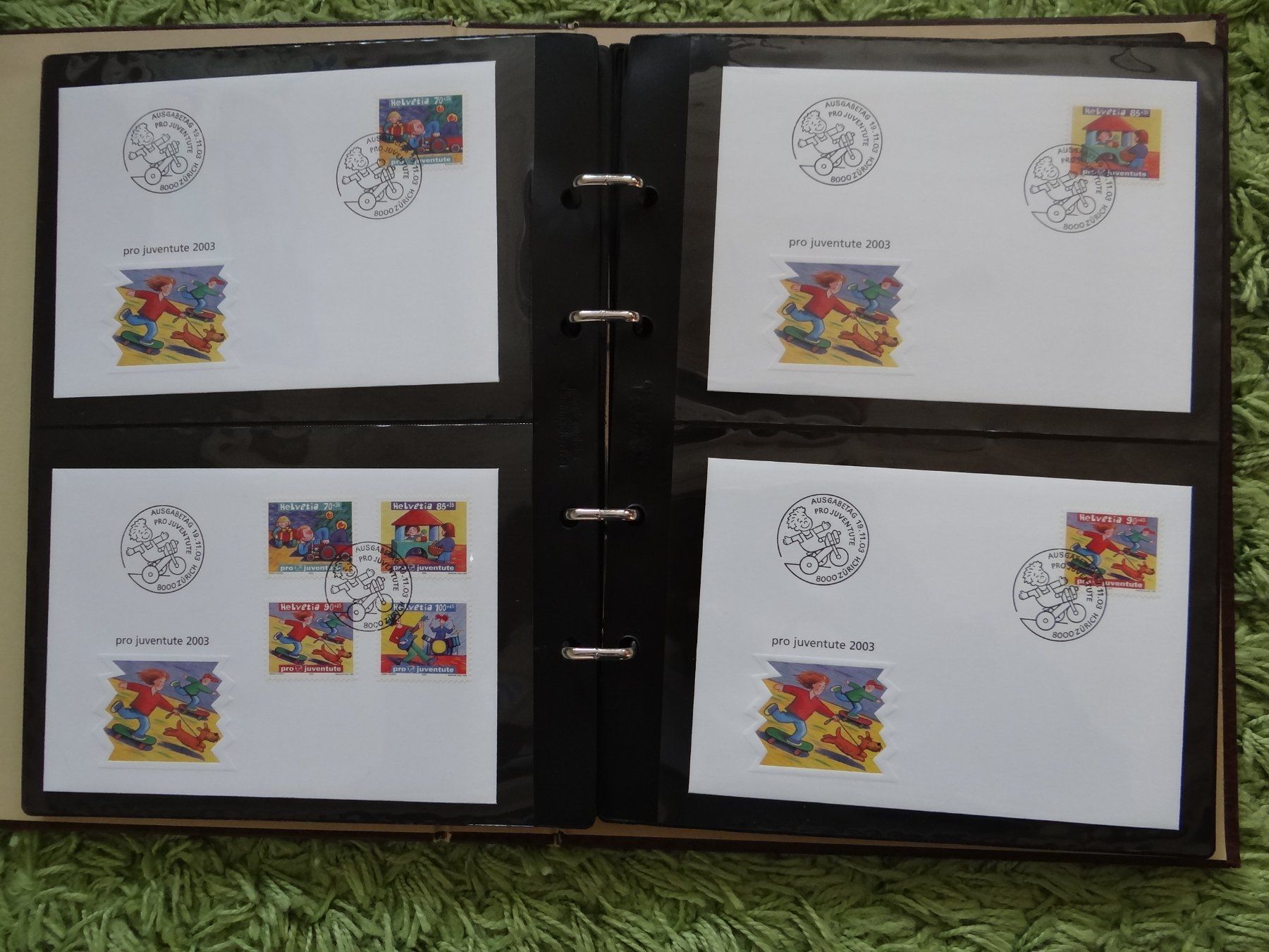 Tutti i francobolli: 2 interessante Briefalben ab CHF 1.-- – Usato da Kriens venduto da Na4 1