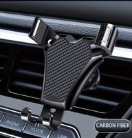 Autohalterung Carbon Schwarz 360 Rotation Neu