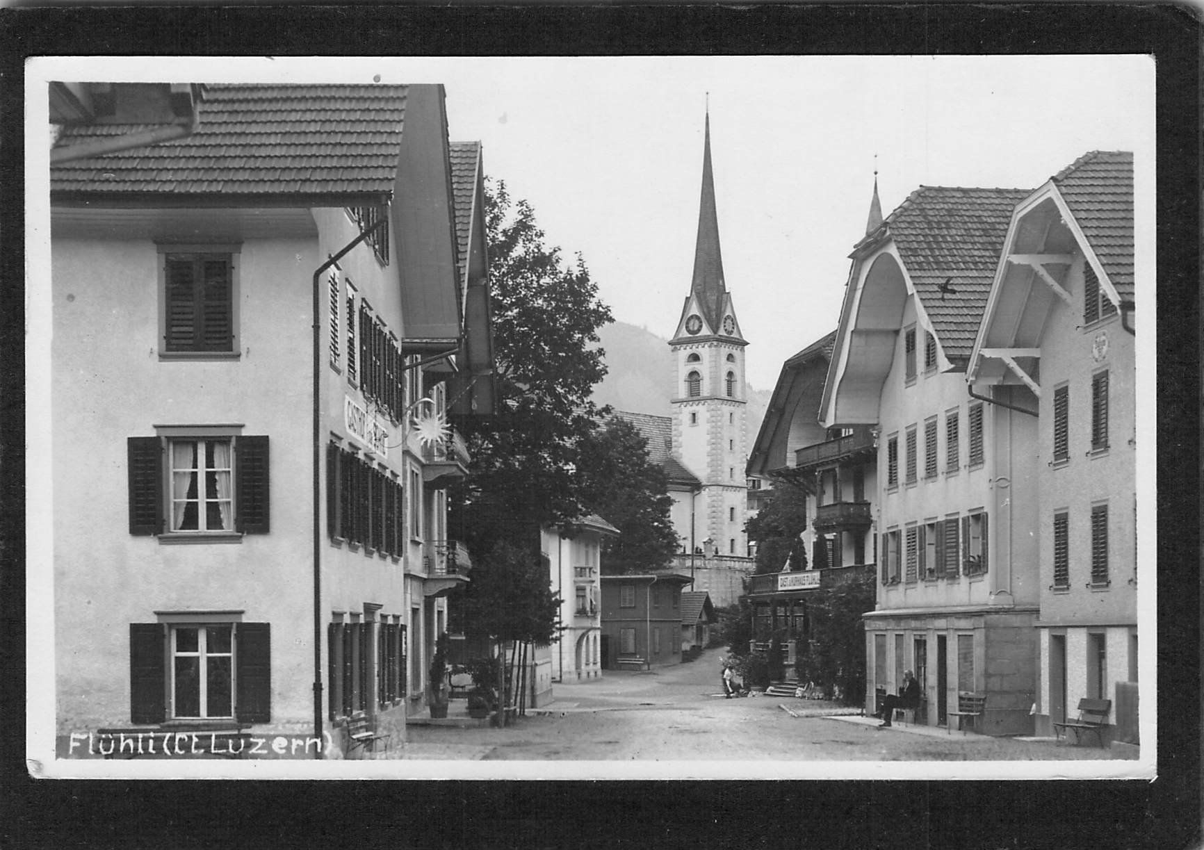 Cartoline postali: Flühli LU , gel. 1924 – Usato da Reichenburg venduto da Pipo-67