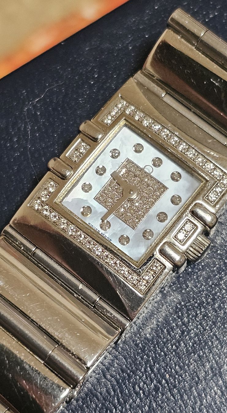 Omega Orologi: Omega Constellation Quadrilla diamants - chic ! – Usato da Genève venduto da Fresko01
