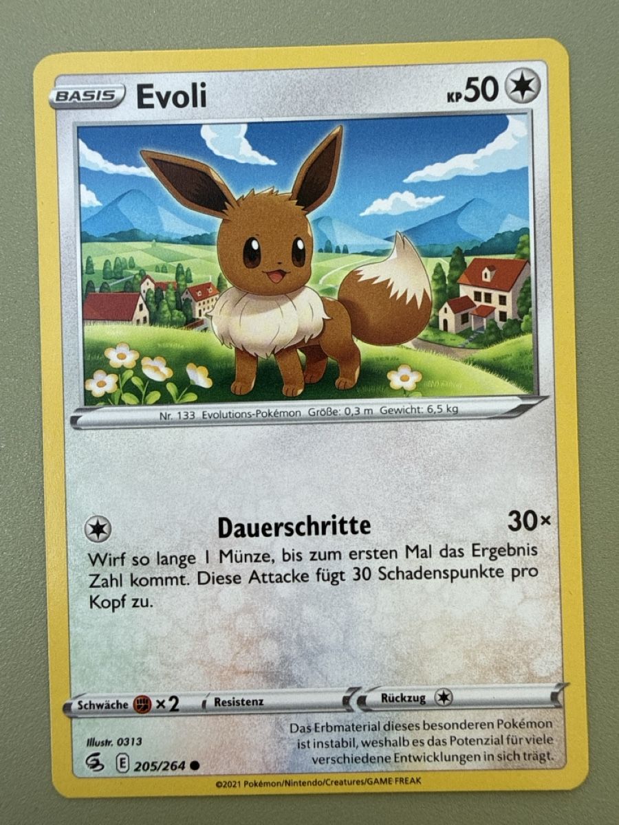 Pokémon Carte collezionabili: Pokemon Karte - Evoli - 205/264 E – Usato da Oberengstringen venduto da sigurros