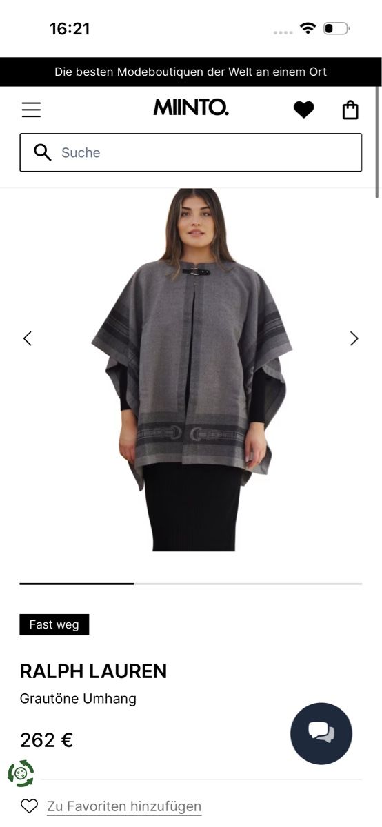 Ralph Lauren Sonstige Damenmode: Ralph Lauren cape – Neu (gemäss Beschreibung) aus Silvaplana-Surlej von vikhayy.stmoritz 4