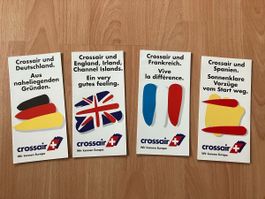 4 x Crossair prospects 1990,s