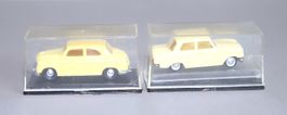 2 SCHÖNE OPEL KADET/SEAT1400 IN HO VON EKO  MODELLAUTO1:87