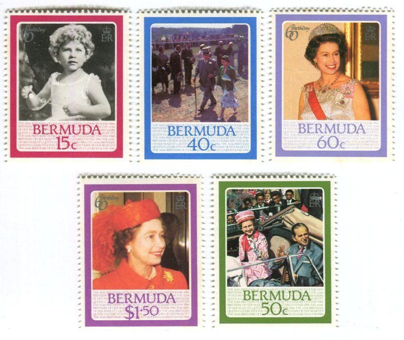 Tutti i francobolli: Briefmarken "Königin Elisabeth II". Bermuda – Nuovo e nell'imballaggio originale da Basel venduto da Butsch5