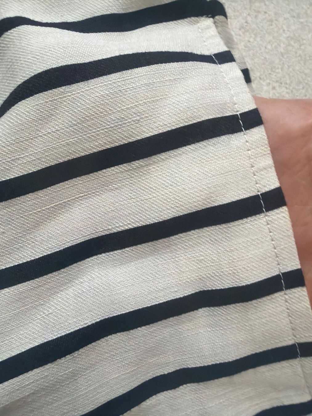 Max Mara Pantaloni: Weekend Max Mara Marlenehose Gr. 36, 71% Leinen,SchwarzWeiss – Nuovo (secondo la descrizione) da Wallisellen venduto da Lan_82sz 2
