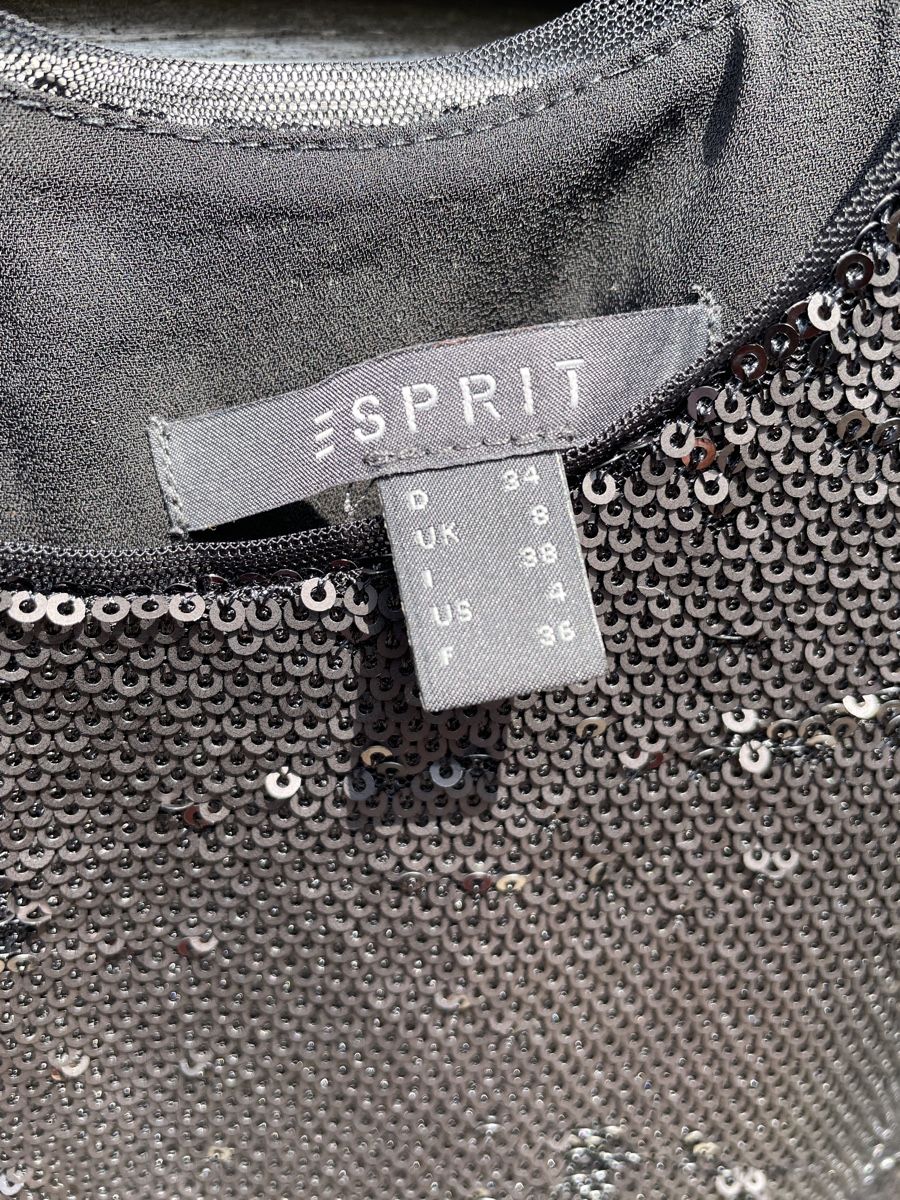 Esprit Top: ESPRIT Pailletten-Top – Nuovo (secondo la descrizione) da Schwarzenburg venduto da Sportback05 2