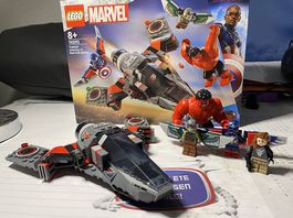 Lego Captain America vs Red Hulk