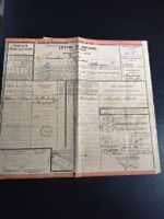 Frachtbrief SBB Elsäser Lotringer Bahn 1926