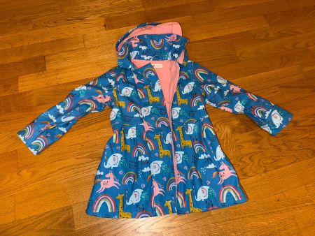 Minoti Regenjacke mit Fleecefutter – Grösse 110/116