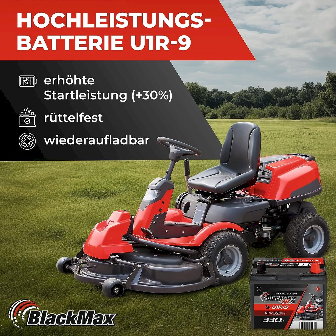Batterie: BlackMax U1R 12V 32Ah – Nuovo e nell'imballaggio originale da Bottighofen venduto da zaap 1