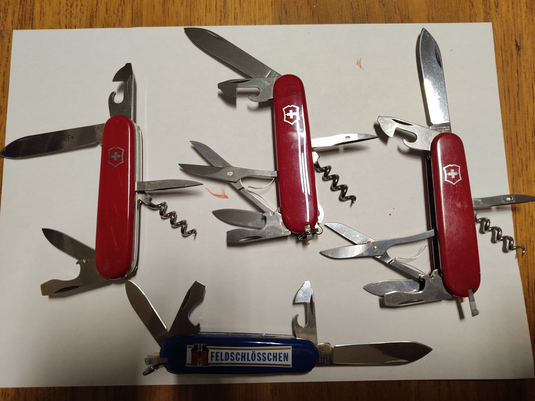 Victorinox Coltelli tascabile: Messer Konvolut – Usato da Altbüron venduto da bestatter12 1