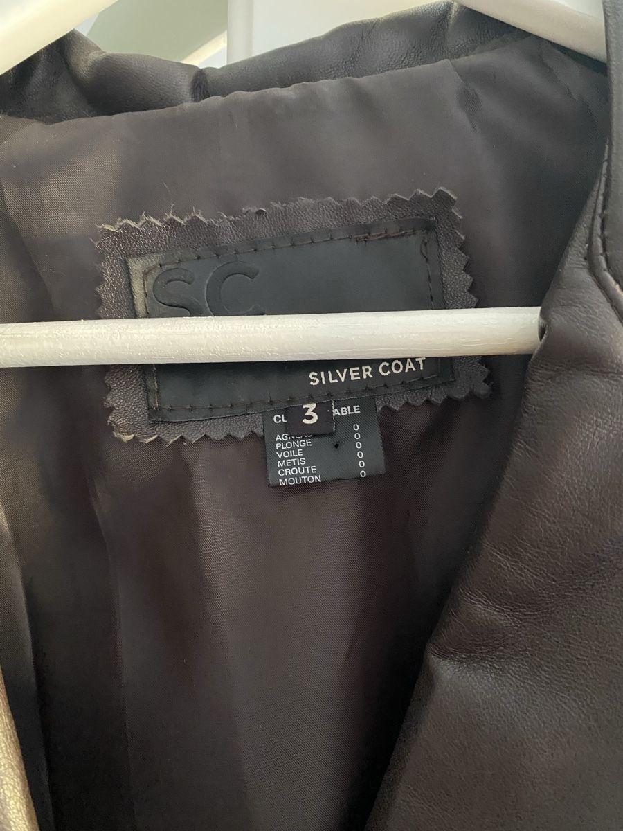 G-Star Mäntel: Echten Leder Silver Star Lange Coat Jacke – Gebraucht aus Givisiez von dor_xb9k 2